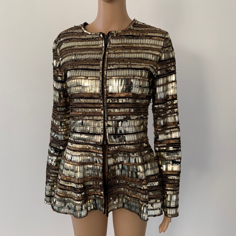 Beaded Gold Jacket - Picture 5 of 13
